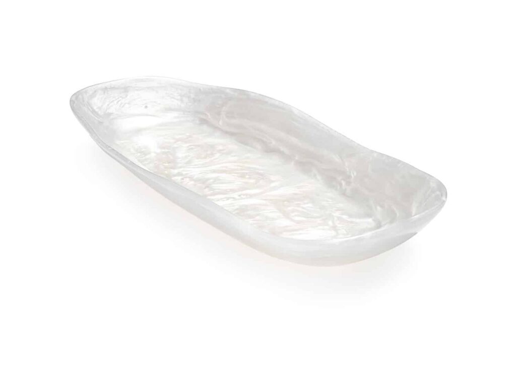 Ripple Shallow PlatterAlabaster Resin