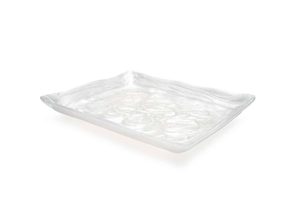 Ripple TrayAlabaster Resin