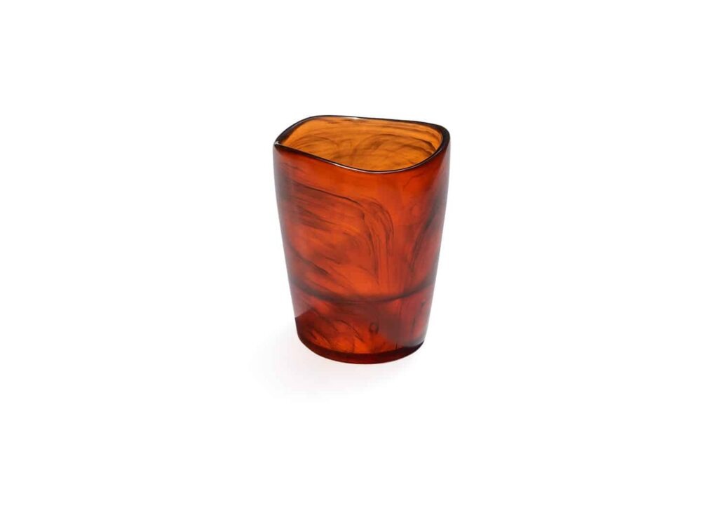 Ripple Dressing Crock32 Oz. Tiger Eye Resin
