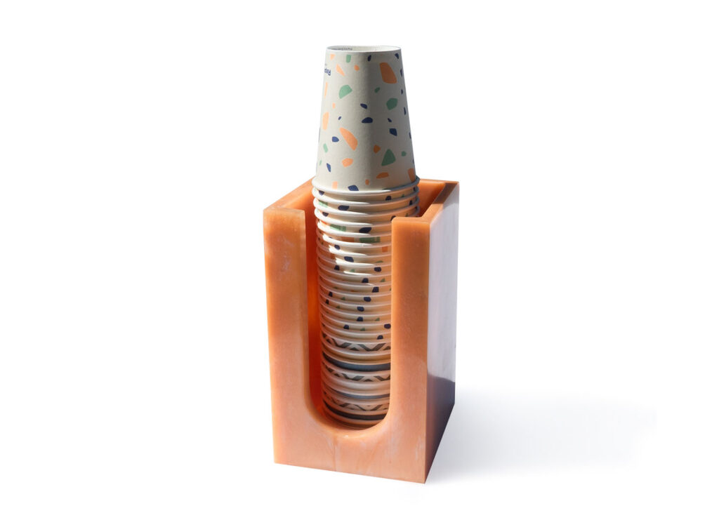 Cup HolderSalmon Resin